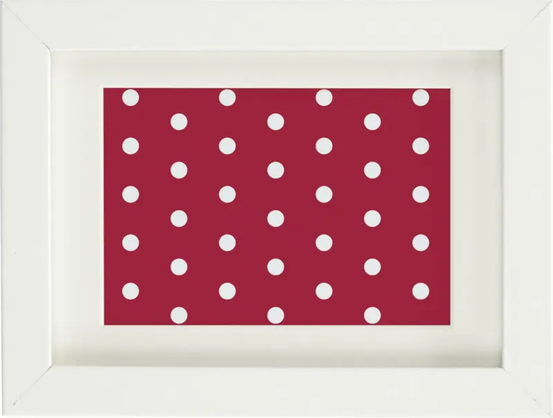 Bilderrahmen Gitta in Weiß ca. 30x40cm