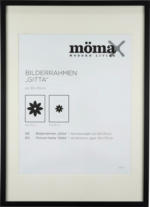 Mömax Bilderrahmen Gitta ca 50x70cm Schwarz