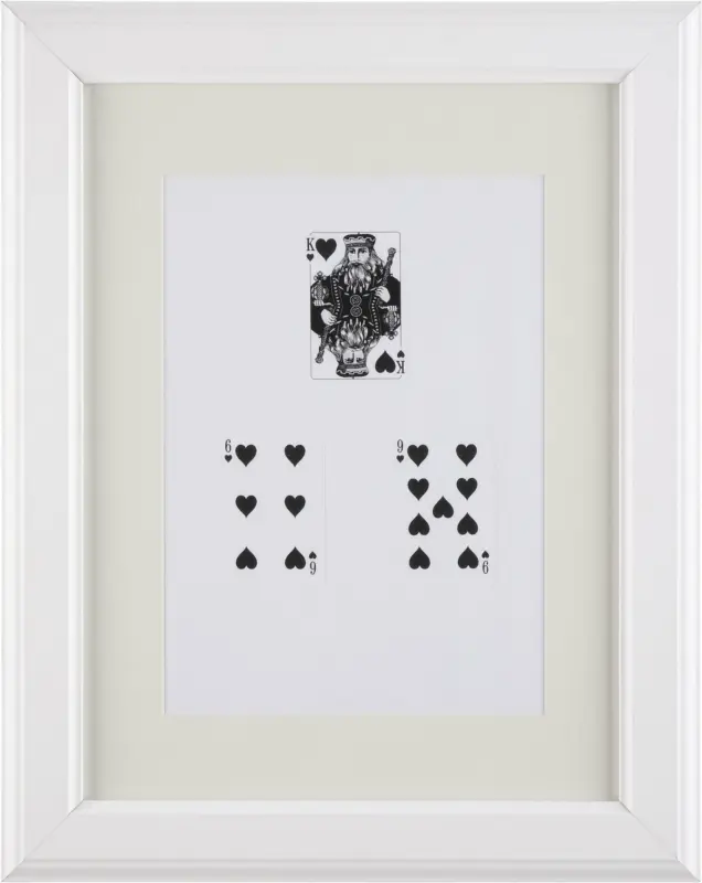 Bilderrahmen Provence in Weiß ca. 30x40x2cm