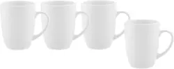 Kaffeebecher Billy aus Porzellan, 4-teilig