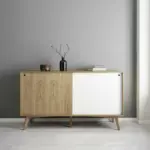 mömax Dornbirn - Ihr Trendmöbelhaus in Dornbirn Sideboard 'Jillian', eschefarben/weiß