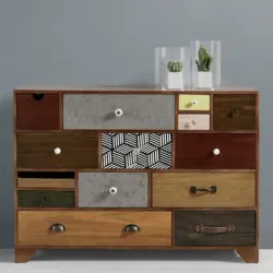 Sideboard 'Heather', multicolor
