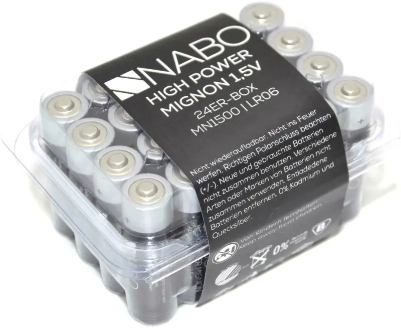 Batterie Nabo 1,5 Volt 24er Box
