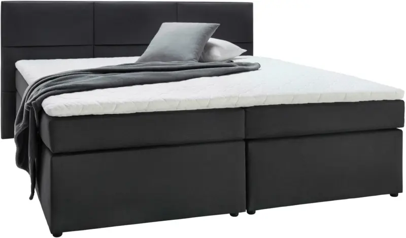 Boxbett in Anthrazit ca. 180x200cm