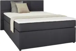 Boxbett in Anthrazit ca. 140x200cm