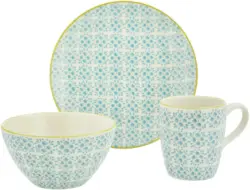 Geschirrset Mosaico, 3-teilig