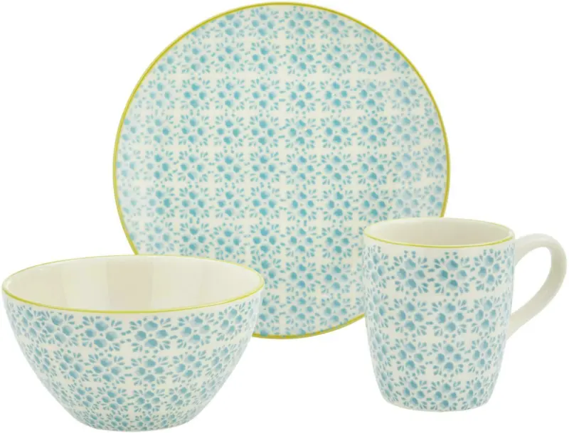 Geschirrset Mosaico, 3-teilig
