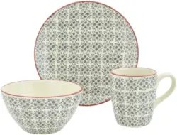 Geschirrset Mosaico, 3-teilig
