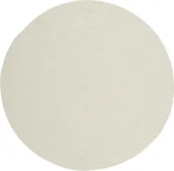 Handwebteppich Manila 1 in Naturfarben Ø ca. 100cm