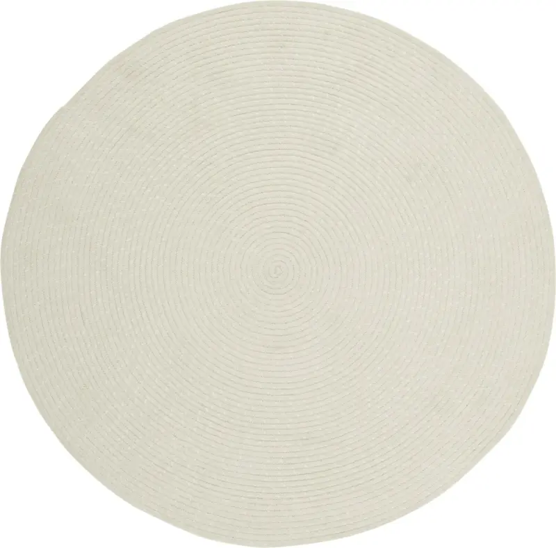 Handwebteppich Manila 1 in Naturfarben Ø ca. 100cm