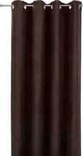 m&ouml;max Fertigvorhang Velours in Braun ca. 140x245cm