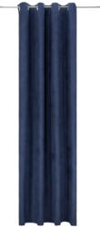 Ösenschal Velours in Blau ca. 140x245cm