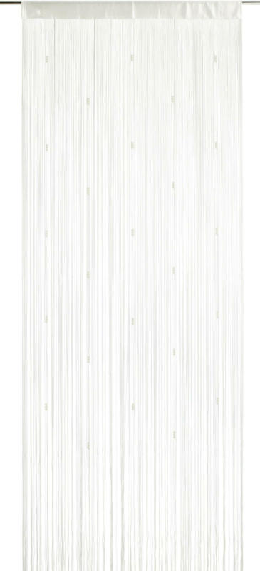 Fadenstore Perle in Weiß ca. 90x245cm