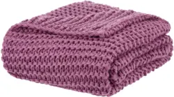 Kuscheldecke Emily in Flieder ca. 110x160cm