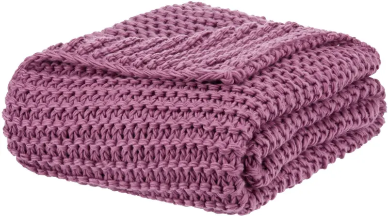 Kuscheldecke Emily in Flieder ca. 110x160cm