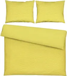 Bettwäsche Betty in Gelb ca. 200x200cm