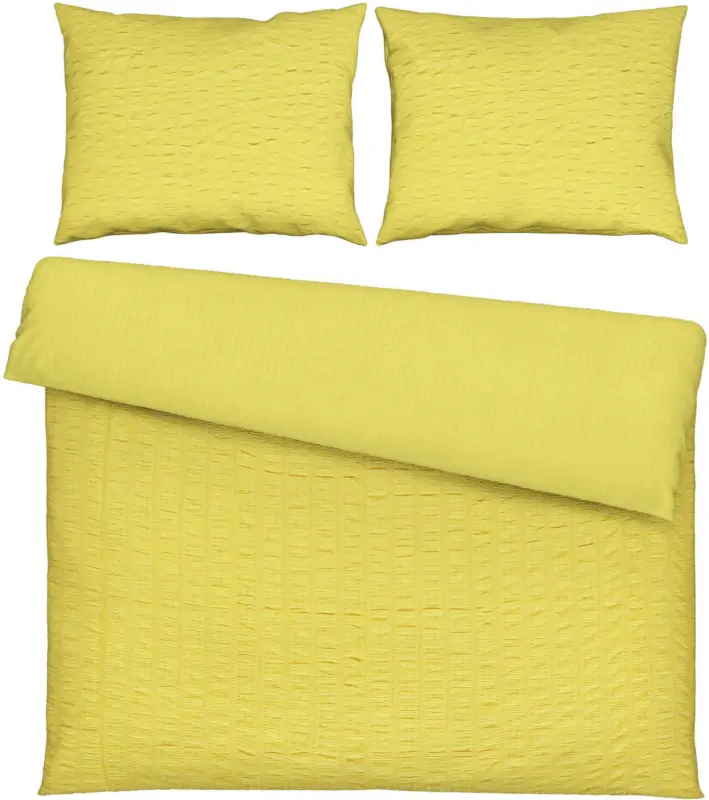 Bettwäsche Betty in Gelb ca. 200x200cm