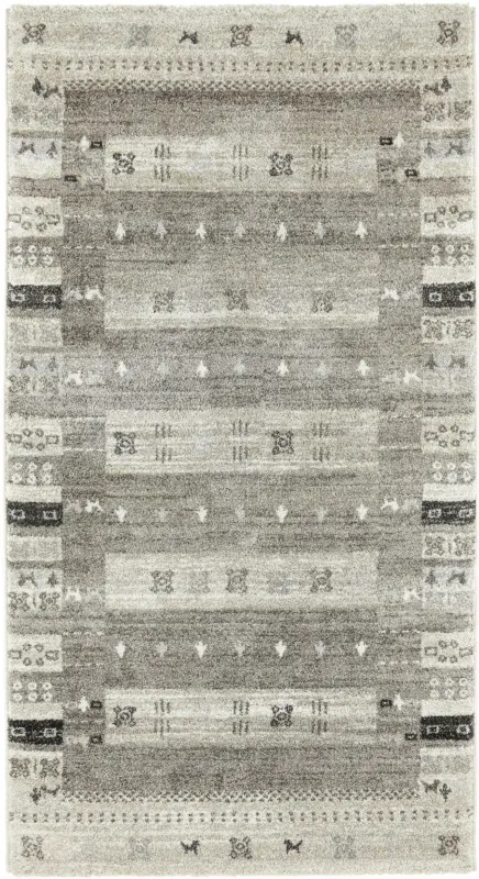 Webteppich Montana in Beige ca. 80x150cm