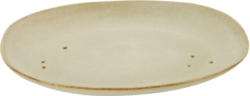 Platzteller Sahara aus Keramik in Weiß