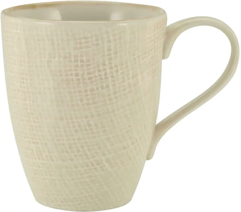 Kaffeebecher Canvas in Creme ca. 330ml