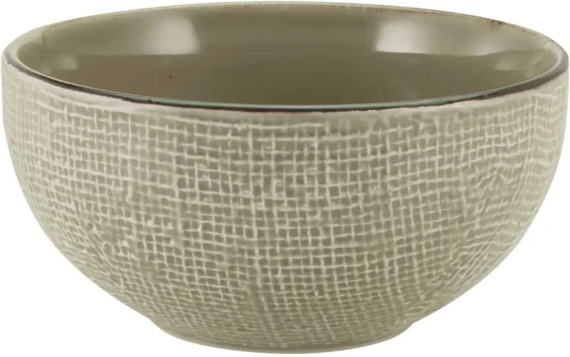 Schale Canvas in Taupe Ø ca. 14cm