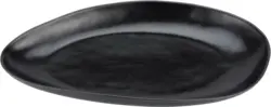 Servierplatte Gourmet in Schwarz Ø ca. 39cm