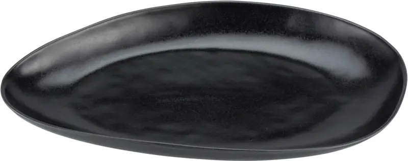 Servierplatte Gourmet in Schwarz Ø ca. 39cm