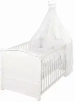 mömax Dornbirn - Ihr Trendmöbelhaus in Dornbirn Gitterbett aus Holz in Weiß ca. 70x140cm