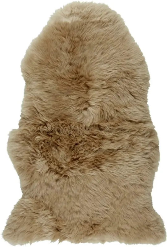 Schaffell Lea in Goldbraun ca. 90x60cm