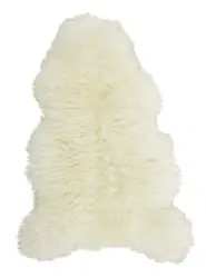 Schaffell Jenny in Weiß ca.90x60cm