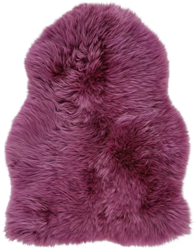 Schaffell Emma in Violett ca. 60x45cm