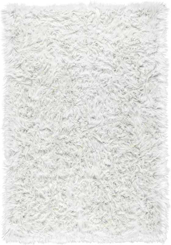 Kunstfell Teddy in Weiß ca.100x150cm