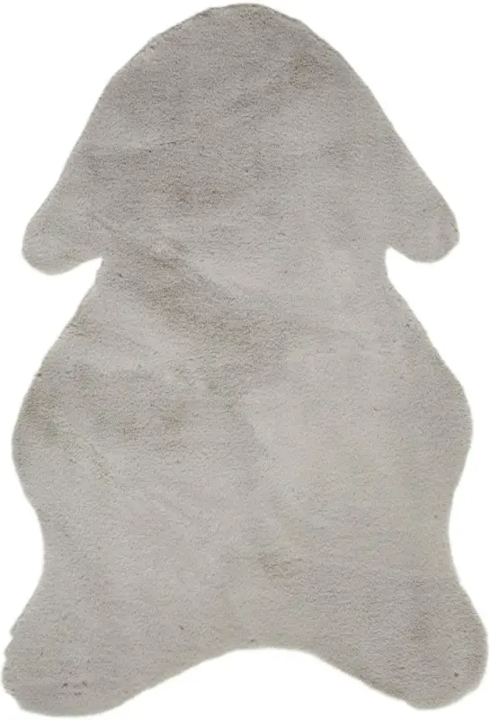 Kunstfell Marlene in Grau ca. 90x60cm