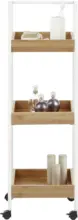 mömax Beistellregal Eichefarben/Weiß