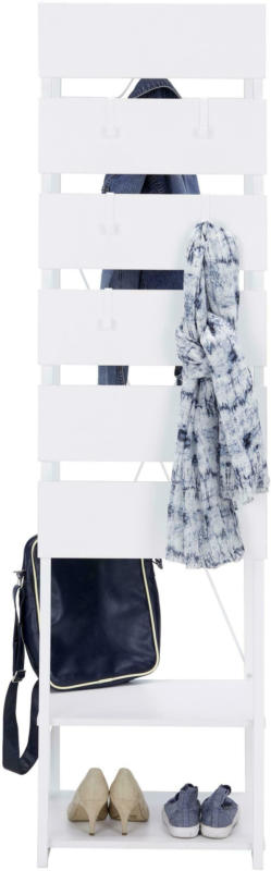 Garderobe in Weiß
