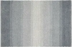 Handwebteppich Malta in Grau ca. 70x140cm