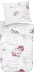 Bettwäsche Diary Rose ca. 140x200cm