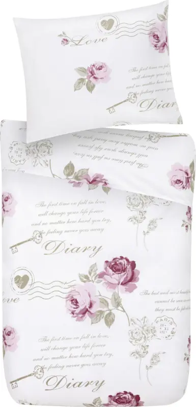 Bettwäsche Diary Rose ca. 140x200cm