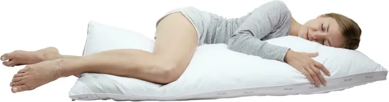 Seitenschläferkissen Wellness in Weiß ca. 40x120cm