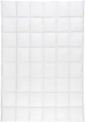 Steppdecke Eco in Weiß ca. 135x200cm