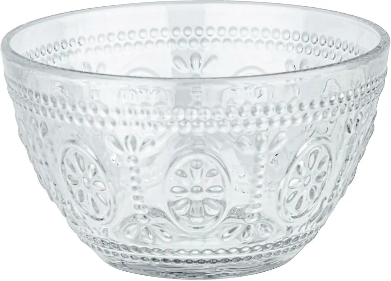 Sch&uuml;ssel St. Remy aus Glas &Oslash; ca. 13cm