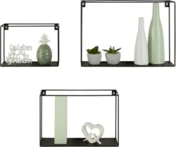 Wandboardset aus Metall, 3-teilig