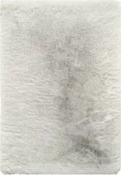 Kunstfell Caroline 2 in Silberfarben ca. 120x160cm