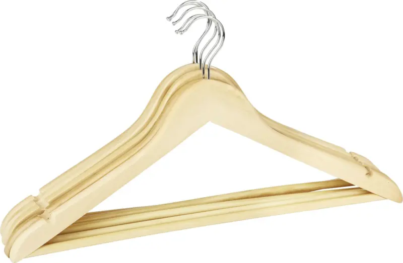 Kleiderbügelset Kathrin aus Holz 5er Set