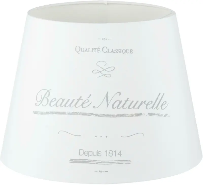 Leuchtenschirm Naturelle in Weiß Ø ca. 35cm