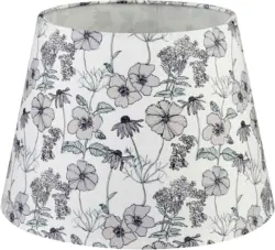 Leuchtenschirm Poppyseed in Weiß Ø ca. 35cm