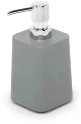 Seifenspender Lilo aus Kunststoff in Grau