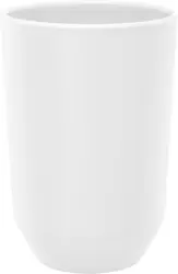 Zahnputzbecher Lilo aus Kunststoff in Weiß