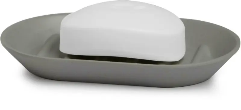 Seifenschale Lilo aus Kunststoff in Grau
