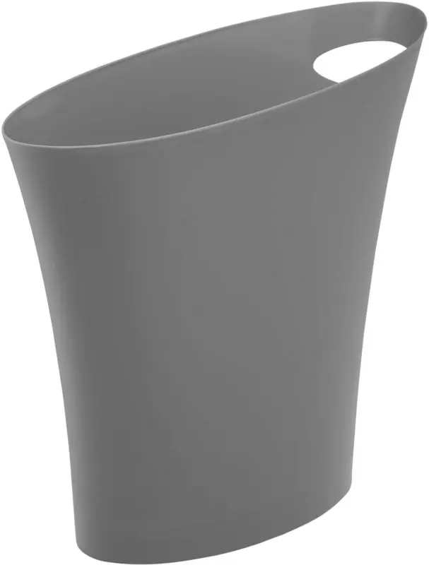 Kosmetikeimer Lilo aus Kunststoff in Grau
